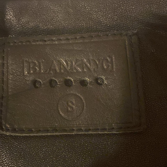 adorable pleather bomber - Picture 2 of 2